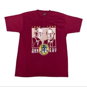 90s 60th Anniversary Logo T-shirt 1995 Size Large